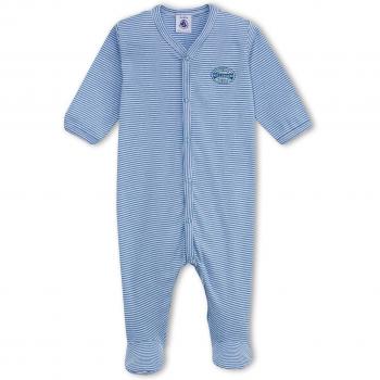 PETIT BATEAU, MARSOUIN - Pijama De Una Pieza para bebé-niños, color alaska/ecume 27, talla 3M