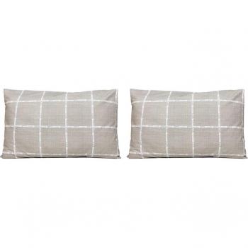 Juego de 2 fundas de almohada algodón Leviatan El Caballo