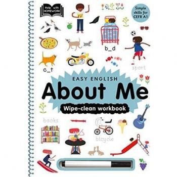 EASY ENGLISH ABOUT ME INGLES: Wipe-clean workbook