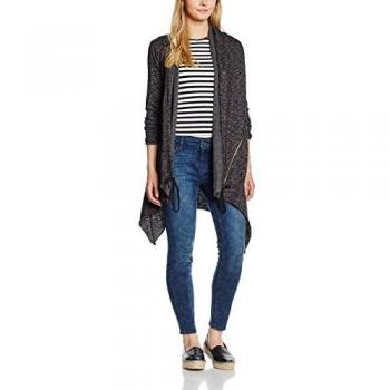 Urban Classics Ladies Terry Cardigan Abrigo, Gris