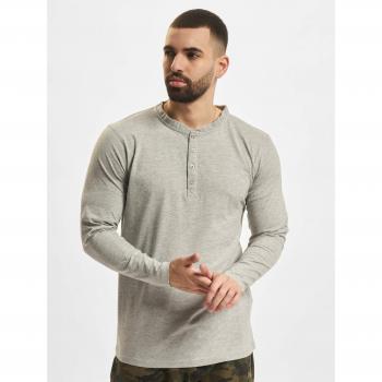Camiseta Basic Henley Gris de Urban Classics