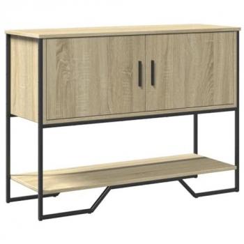 Mesa Consola Madera de Ingeniería Roble Sonoma 100x35x74,5 cm