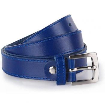 Cinturón Mujer De Cuero Genuino Jaslen Azul