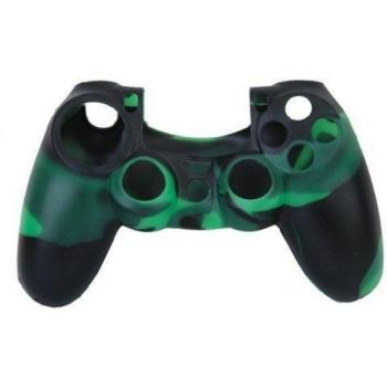 Funda Silicona Piel Protectora Camo Para Sony PlayStation 4 PS4 Mando / Case Cover for PS4 Controller Verde