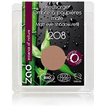 Zao Recarga De Sombra De Ojos Mate 3 Gr 208 Nude