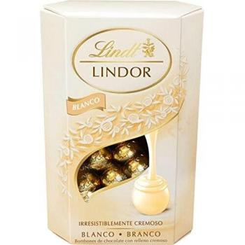 Lindt Lindor Bombones Cornet Blanco, 200g
