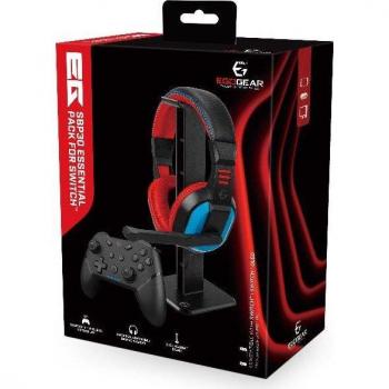 Pack Esencial EGO SBP30 para Nintendo Switch - Controlador Inalámbrico RGB + Auriculares Gaming 40mm + Soporte