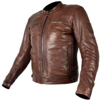 Overlap Chaqueta de Moto Barry, Marrón, XXXL