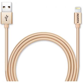ADATA 1m, USB 2.0-A/Lightning 1m USB A Lightning Oro - Cable USB