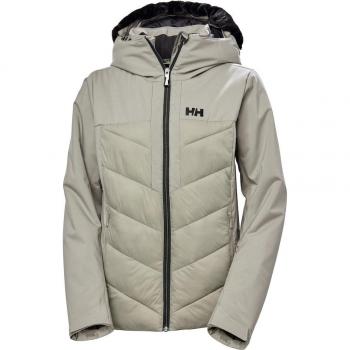 Helly Hansen Women's Bellissimo Ski Jacket - Grey, Insulated and Waterproof