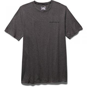 Under Armour Charged Cotton SS T Camiseta de Manga Corta, Hombre, Gris Carbon Heather, XS