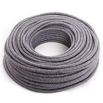 Cable Lienzo, Color Gris Claro, 2 x 0,75