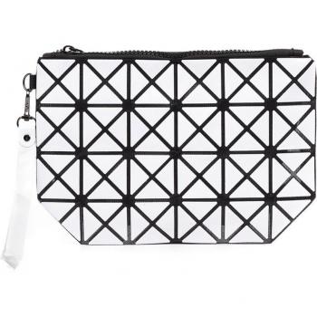 IRIA QUINTANA Clutch estampado geométrico
