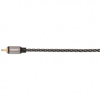 Cable Subwoofer Avinity 3m con Adaptador Y RCA, Antracita, Clase 2