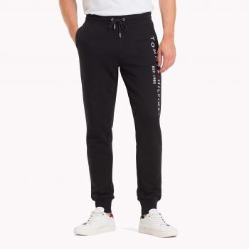 Tommy Hilfiger Basic Sweatpants, Pantalones de Deporte para Hombre, Negro