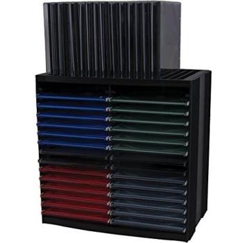 Fellowes - Soporte para CD, 26.00 x 26.50 x 16.50 cm, color negro