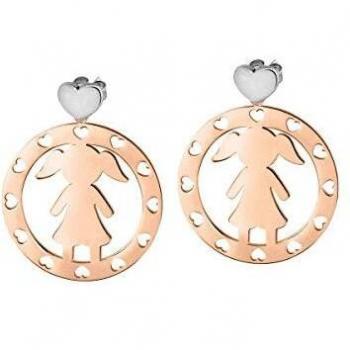 Morellato Pendientes para mujer, Colección Talismani, en acero - SAQE03