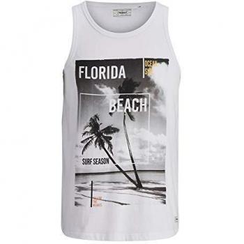 Camiseta JACK&JONES Hombre XL Blanco 12171047 PKTAUK Surfer Tank Top