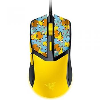 Razer Cobra Ratón Gaming Pokémon Kanto Starters Edición Chroma RGB 8500 DPI Amarillo