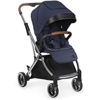 ms 21413 - Silla de Paseo Grande Montecarlo, Carrito, Capota Extensible, Plegado Fácil y Compacto, Unisex, Marino