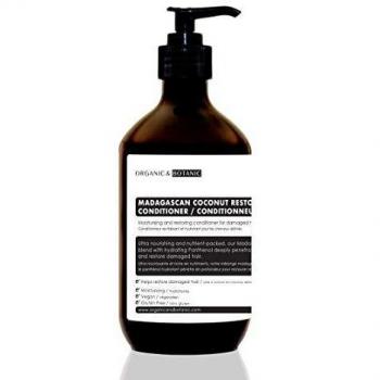 Organic & Botanic Madagascan Coco Hidratante y Restaurante Acondicionador para Cabello Dañado Ultra Nutritivo Acondicionador de Cabello 500 ml