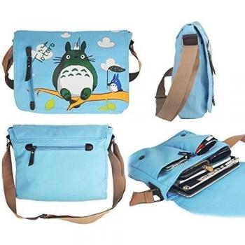Yewneak - Bolso al hombro de lona para mujer Azul azul