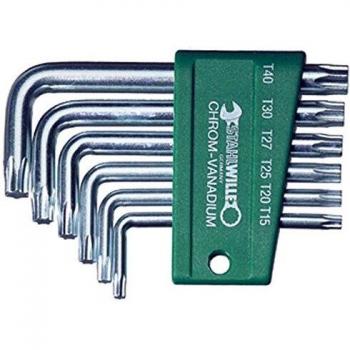 Juego de llaves hexagonales tornillos Torx 10766/6 - Stahlwille