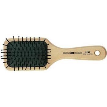 Cepillo Desenredante Hercules Sägemann 9248 - Cepillo de madera claro, 8 filas, diseñado para el cuidado del cabello