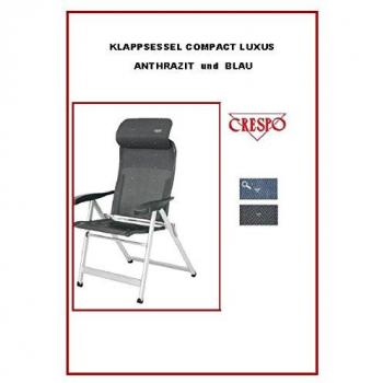 Acción con auszie barem – Cabecero – Respaldo alto + fussab Situación – Silla plegable – Stabielo – Silla de camping Respaldo Alto – Aluminio – 4,6 Kilo Fácil – 7 posiciones – Stabielo 3433 – Sillón con respal