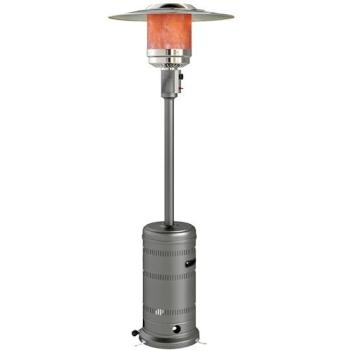 Estufa de Gas Butano Portátil 13000W con Temperatura Ajustable, Protección Antivuelco y Ruedas, para Butano y Propano, Gris