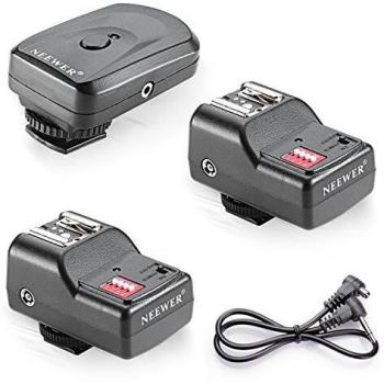 Neewer 16 Channel Wireless FM Speedlite Radio Trigger with 2.5mm PC Receiver for Speedlite Units with Hot Shoe