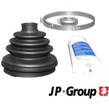 Juego de fuelles JP GROUP CV-joint boot 1143600910, incluye fuelles para árbol de transmisión, fabricado en material resistente, diseñado para asegurar la protección y funcionalidad del sistema de transmisión, compatible con múltiples modelos de veh
