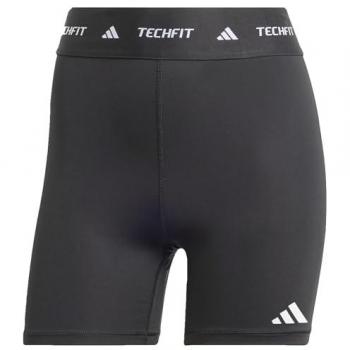Shorts Ceñidos adidas Tech-Fit para Mujeres con Bolsillo para Pelota - Negro - Talla XL