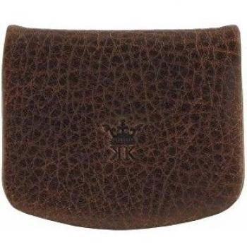 Monedero de Piel Rugosa Talla: U Color: Marron