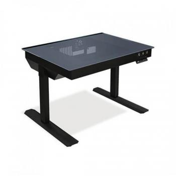 Lian Li DK-04F E-ATX Mesa de Escritorio con Cristal Templado - Negro