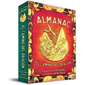 Almanac: El Camino del Dragón - Juego de Mesa para Gestión de Recursos, Apto para Mayores de 12 Años y de 2 a 4 Jugadores