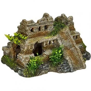 Decoración Acuática Maya con Plantas 21,7 x 14,7 x 11,7 cm