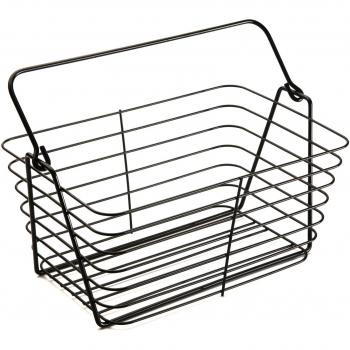 Versa 10370227 - Cesta metálica, color negro