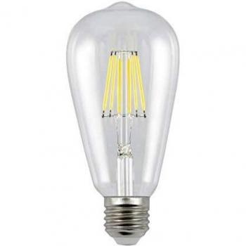 Bombilla led 6w pera transp. E-27 luz neutra 4000k