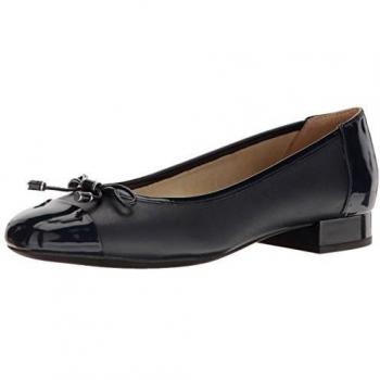 Geox Women's D Wistrey F Ballet Flat, Navy, 3.5 UK