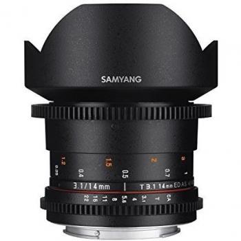Samyang 14mm T3.1 ED AS IF UMC - Objetivo para Nikon