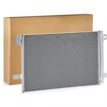 Condensador aire acondicionado RIDEX 448C0570 compatible con VW Transporter T6 con secador y junta tórica
