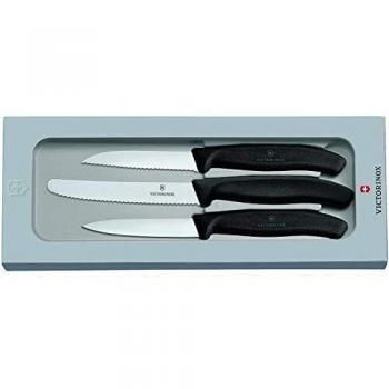 Set de Cuchillos Victorinox Swiss Classic 3 Piezas Negro