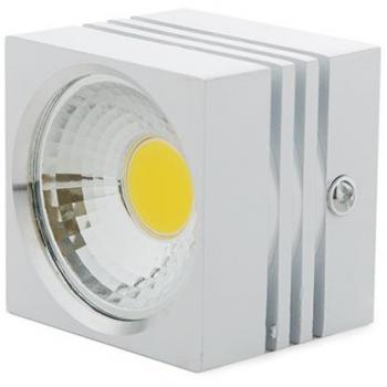 Foco Downlight LED de Superficie 3W 252.2Lm 3000ºK Cuadrado 40.000H