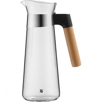 Jarra para agua Kineo de WMF, capacidad 1 litro, diseño moderno y elegante, fabricada en acero inoxidable de alta calidad, tapa hermética para mantener la frescura del contenido, apta para lavavajillas