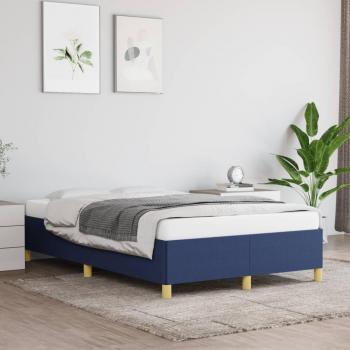 Cama sin colchón de tela azul 120x190 cm vidaXL