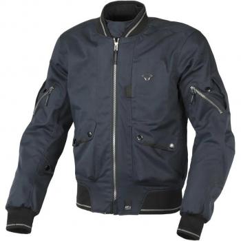 Chaqueta de Moto Macna Bastic 2023 Textil Impermeable Azul Oscuro (M)
