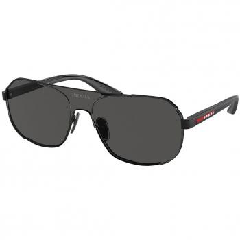 Prada Linea Rossa PS 53YS 1AB06F Gafas de Sol para Hombre con Lentes Negros, Tamaño 140