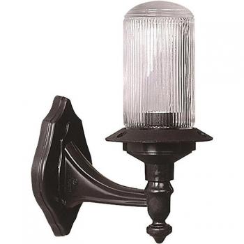 Aplique de pared para exterior WELLHOME, Estructura de ABS Color Negro