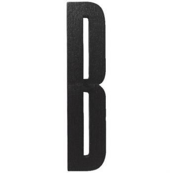 design letters Letras y números, Madera, Negro, Talla única